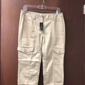 NWT Tall cargo pants (beige)
